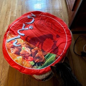 Extra cute ramen noodle cat bed / dog bed